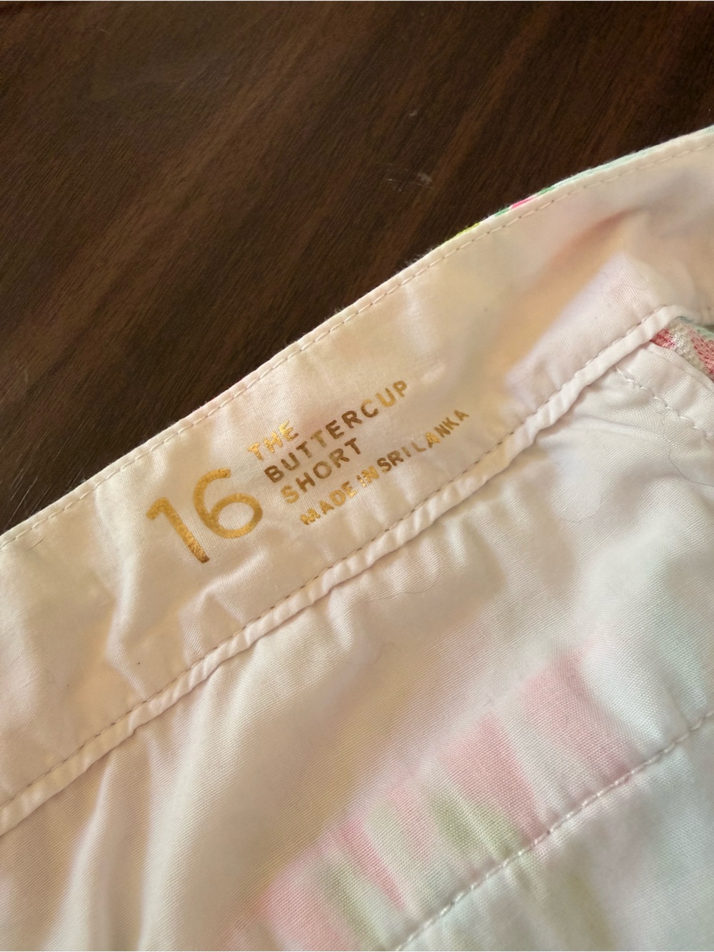 Lilly Pulitzer Floral Scallop Hem Shorts — Pink, Green & White - Picture 2 of 8
